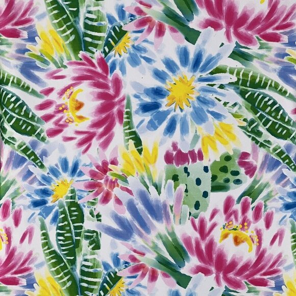 Kaeli Smith M Floral Mirage Shift Dress Pockets UPF 50+ Vacation Golf Beachy Art - Picture 3 of 16